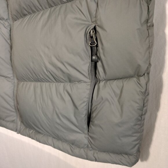 EB700 Eddie Bauer Puffer Vest Men L Tall Gray Goose Down Jacket - Picture 8 of 16